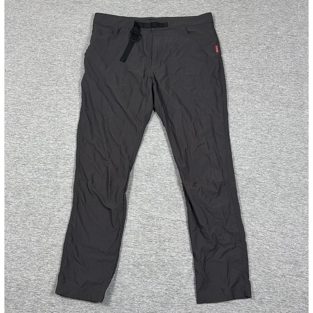Ketl Mountain Apparel Pants Men Large Gray Shenanigan Outdoor Hiking Belted